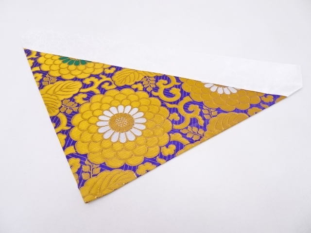 K100　未使用品　本金金襴打敷